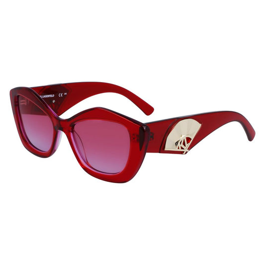 Red Acetate Sunglasses