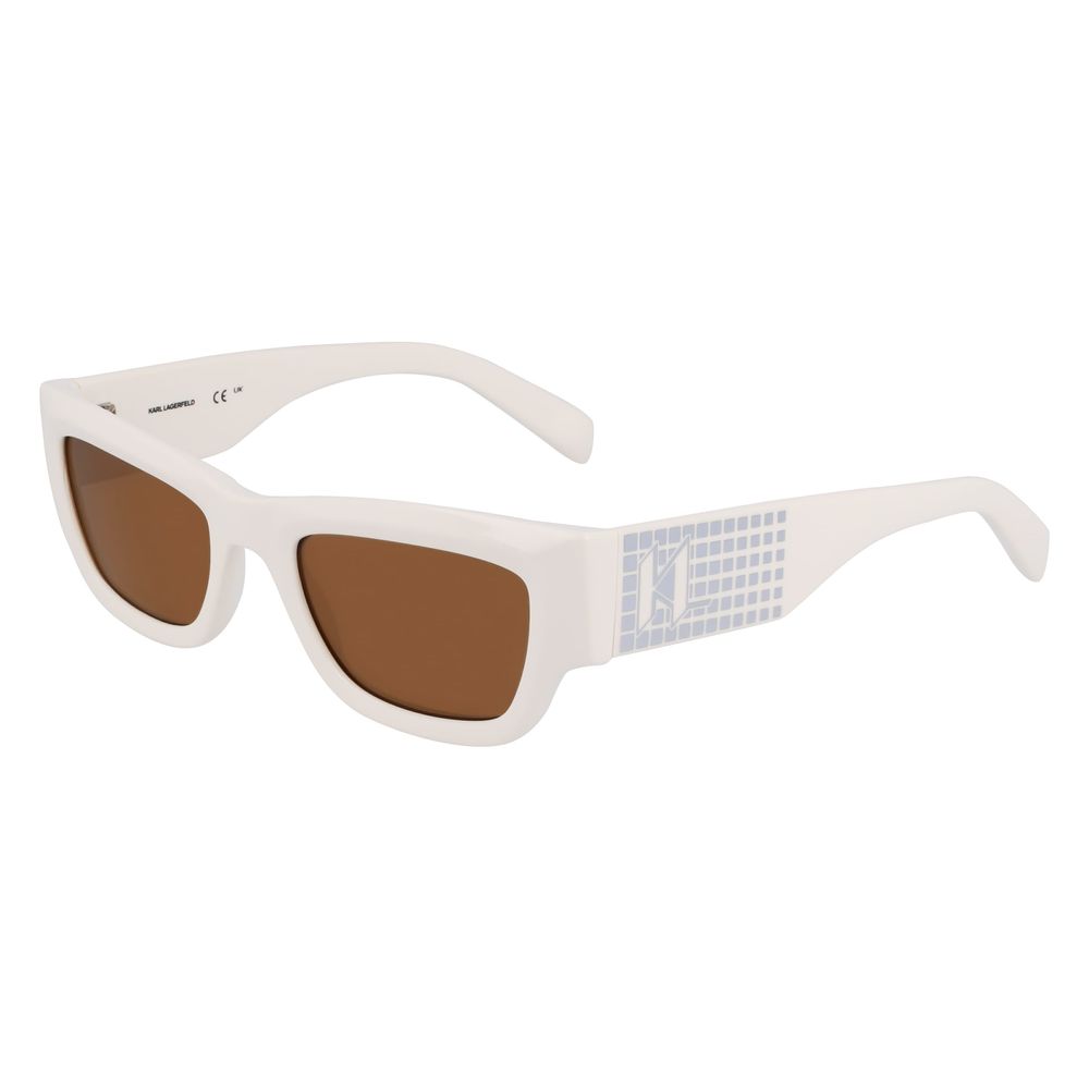 White Injected Sunglasses