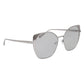 Gray Metal Sunglasses