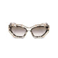 Beige Acetate Sunglasses