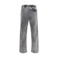 Gray Cotton Casual Pants