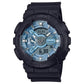 Black Resin Sport Watch