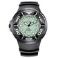 Black Rubber Sport Watch