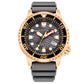 Black Rubber Sport Watch