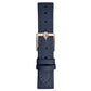 Blue Leather Dress Watch