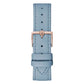 Blue Leather Dress Watch