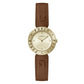 Brown Leather Dress Watch