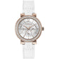 White Synthetic Dress Watch
