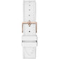 White Synthetic Dress Watch