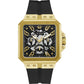 Black Synthetic Dress Watch