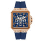 Blue Synthetic Sport Watch