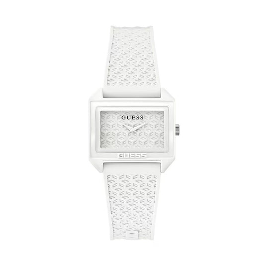 White Synthetic Dress Watch