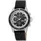 Black Leather Watch