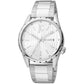 Gray Stainless Steel Dress Watch