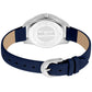 Blue Leather Dress Watch