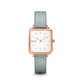 Blue Leather Dress Watch