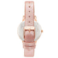 Multicolor Leather Dress Watch