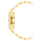 Gold Metal Dress Watch