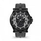 Black Leather Dress Watch