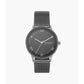 Gray Stainless Steel Dress Watch