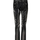 Black Washed Slim Fit Men Denim Cotton Jeans