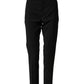 Black Wool Formal Dress Men Trouser Pants
