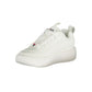 White Polyester Women Sneaker