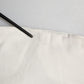 White Cotton Straight Chino Trouser Pants