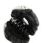 Black White Silk Floral Lace Crystal Accessory Hair Claw