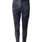 Multicolor Patterned Tapered Fit Men Pants