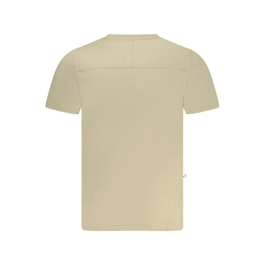 Green Cotton Men T-Shirt