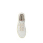 White Calf Leather Bos Taurus Sneakers