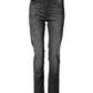 Gray High Waist Cotton Skinny Denim Jeans