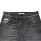Gray High Waist Cotton Skinny Denim Jeans