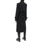 Black Polyester Coat