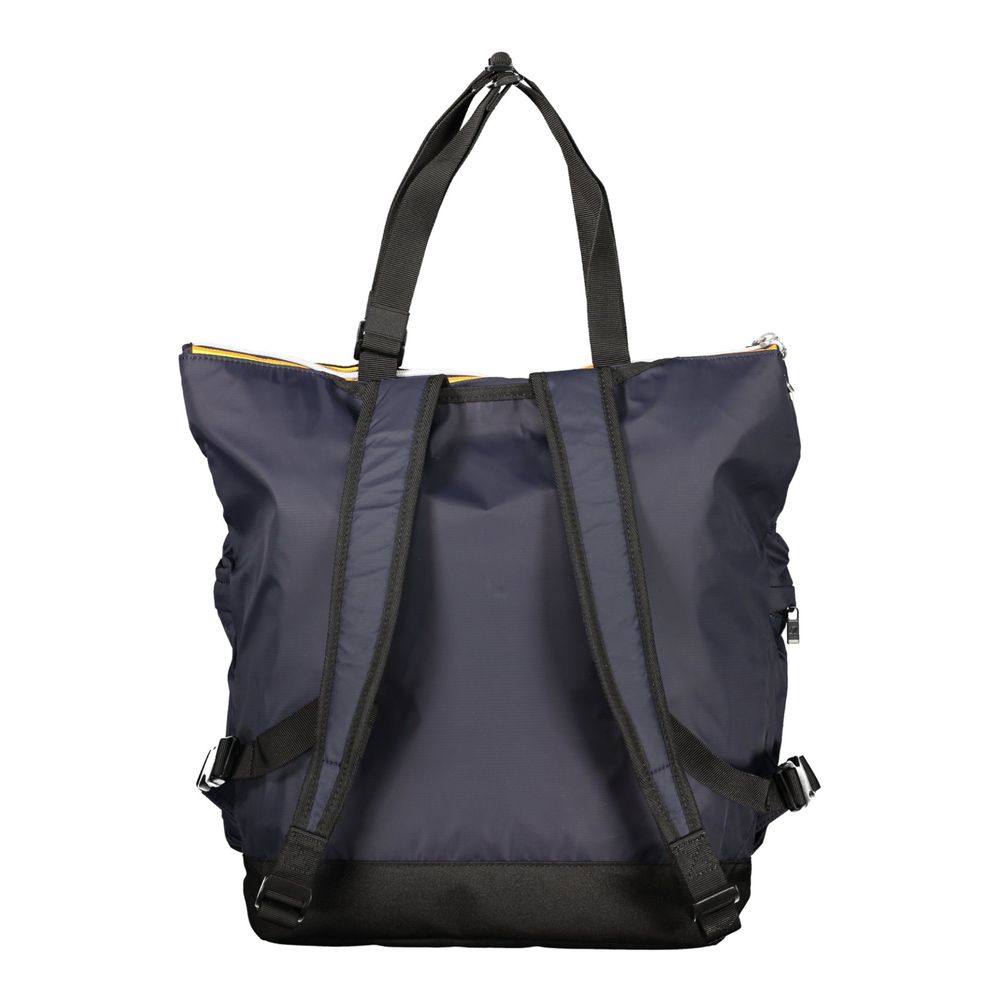 Blue Polyamide Unisex Backpack