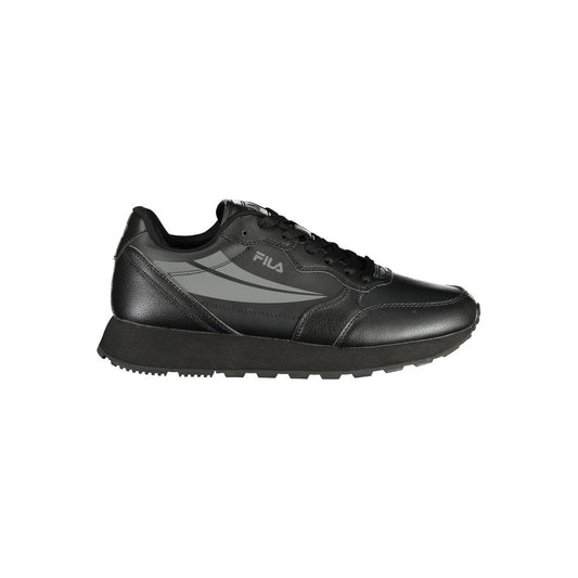 Nero Polyurethane Men Sneaker