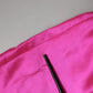 Pink Silk High Waist Dress Trousers Pants