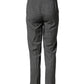 Dark Gray Check Tartan VirginWool Dress Pants