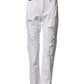 White Distressed Cotton BOYFRIEND Denim Jeans