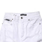 White Distressed High Waist Denim Jeans