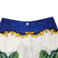 Multicolor Floral Pattern Straight Leg Pants