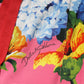 Multicolor Floral Mid Waist Jogger Pants