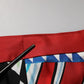 Multicolor Carretto Pattern Straight Pants
