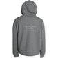 Gray Logo Cotton Hooded Sweatshirt Sweater