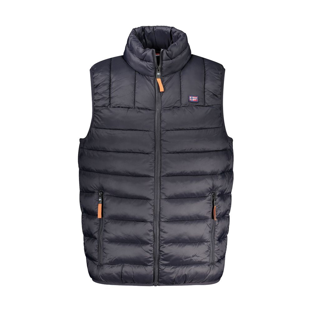 Black Poliammide Men's Vest
