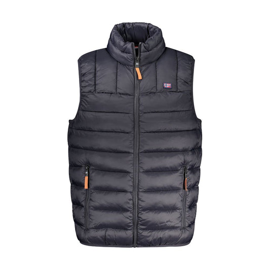 Black Poliammide Men's Vest