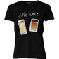 Black Graphic Crew Neck Short Sleeves T-shirt
