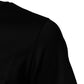 Black Graphic Crew Neck Short Sleeves T-shirt