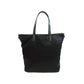 Black Nylon Tote Bag